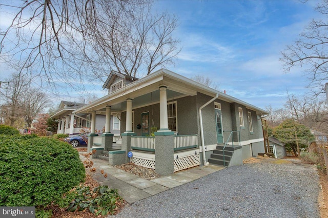 view of front of house featuring a porch