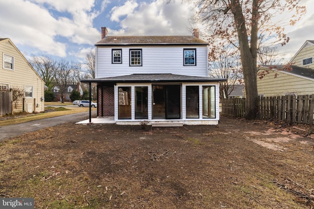 view of rear view of house