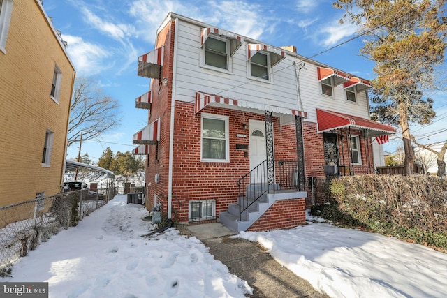 view of front of home