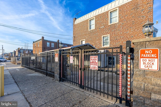 view of gate