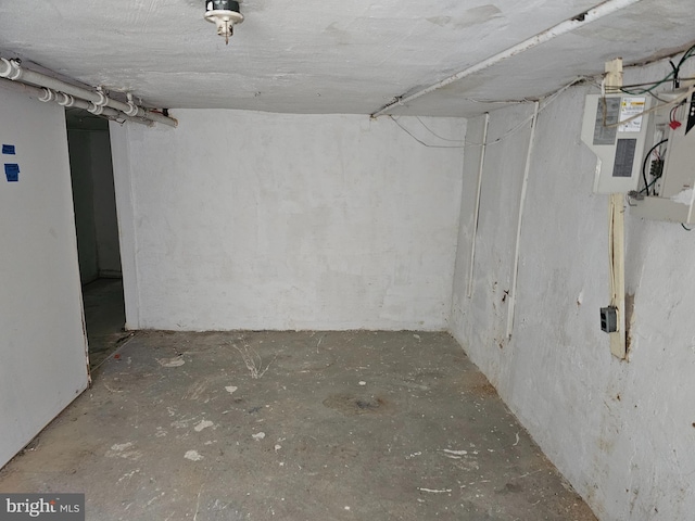 view of basement