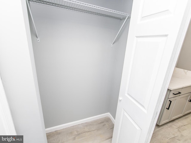 view of closet