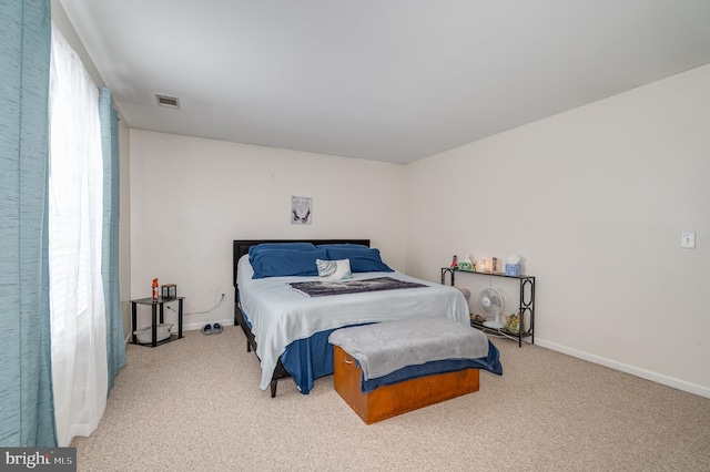 bedroom featuring carpet floors