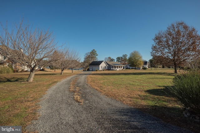 view of road