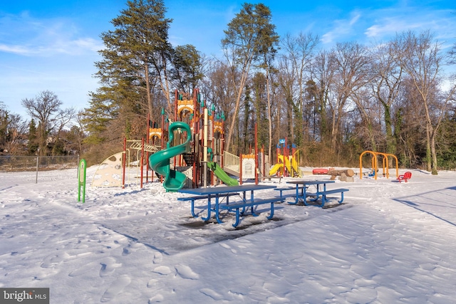 view of jungle gym