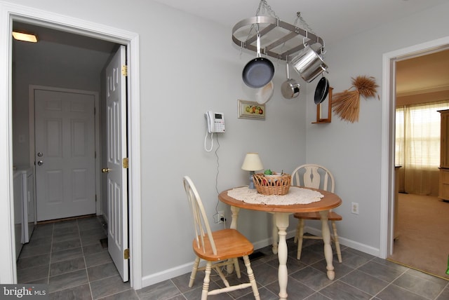 view of dining area