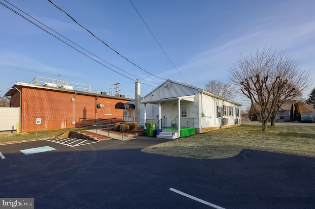 view of parking / parking lot