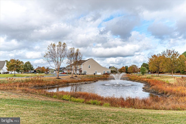 view of water feature