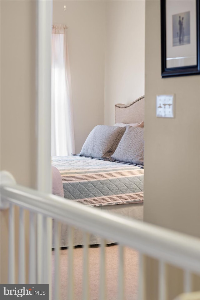 bedroom with carpet flooring