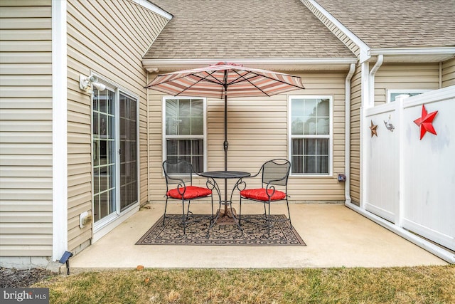 view of patio