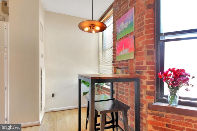 interior space featuring hardwood / wood-style floors