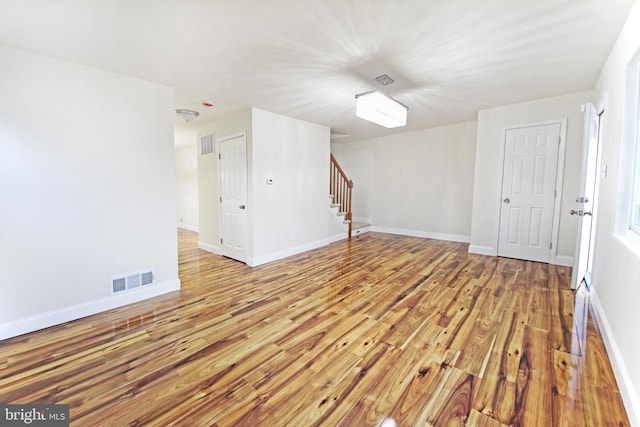 interior space with light wood-type flooring