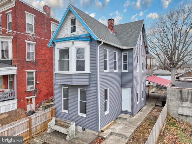 view of rear view of house