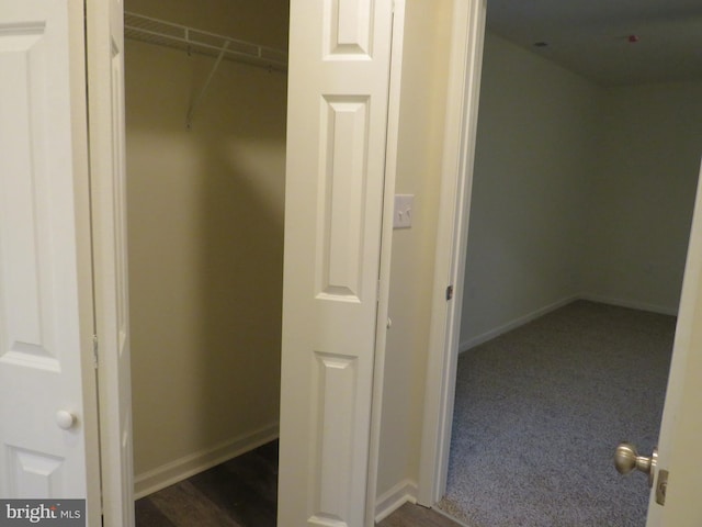 view of closet