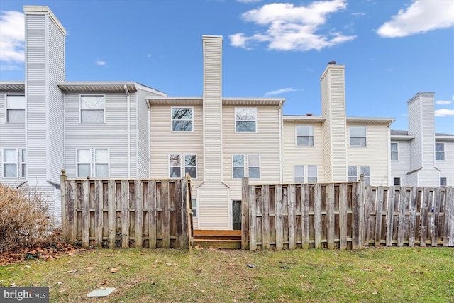 view of rear view of property