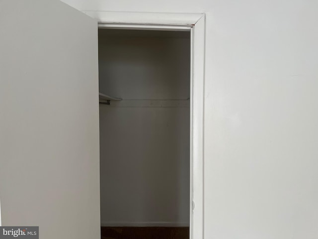 view of closet