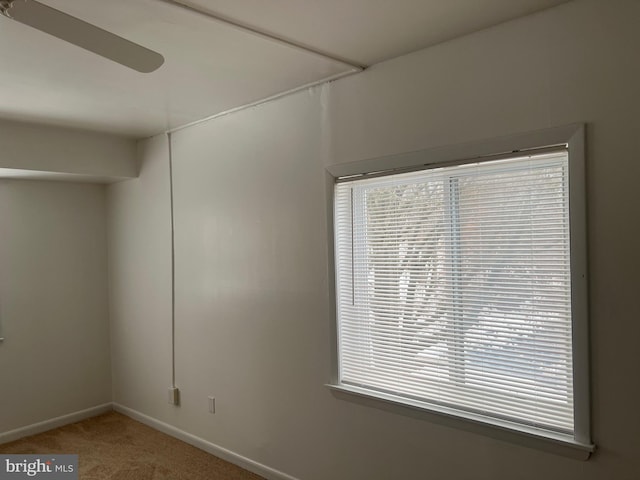 empty room with carpet floors