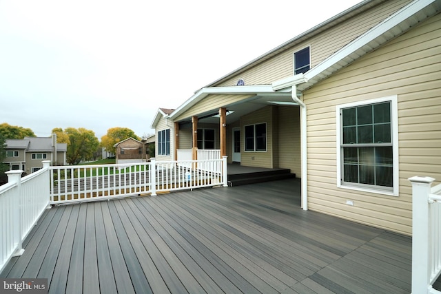 view of deck