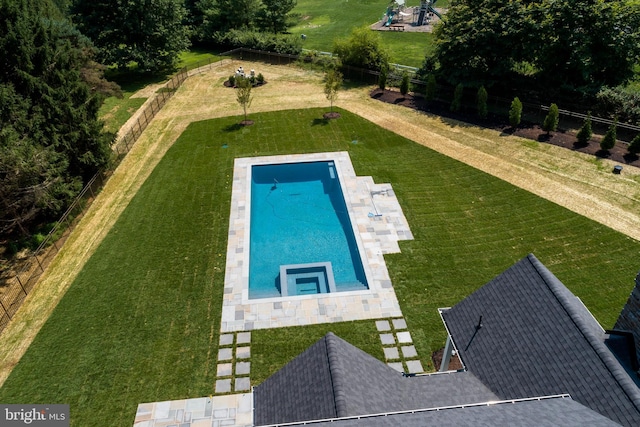 view of pool