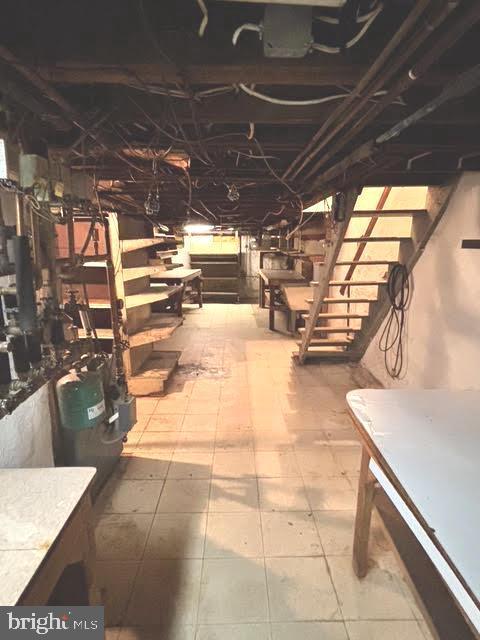 view of basement