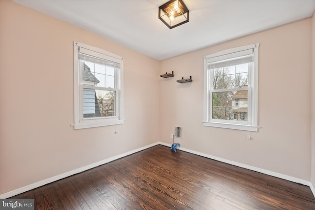 interior space featuring hardwood / wood-style floors