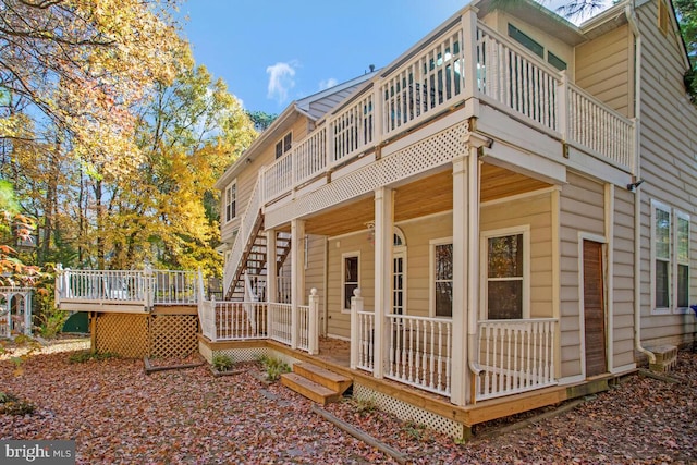 view of rear view of house