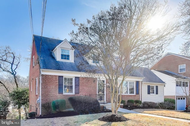 view of cape cod home