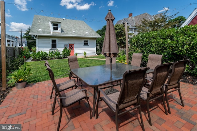 view of patio