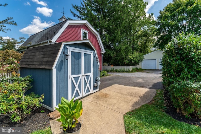 view of outbuilding