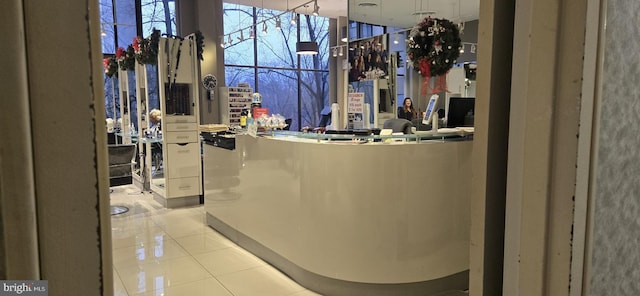 view of reception area