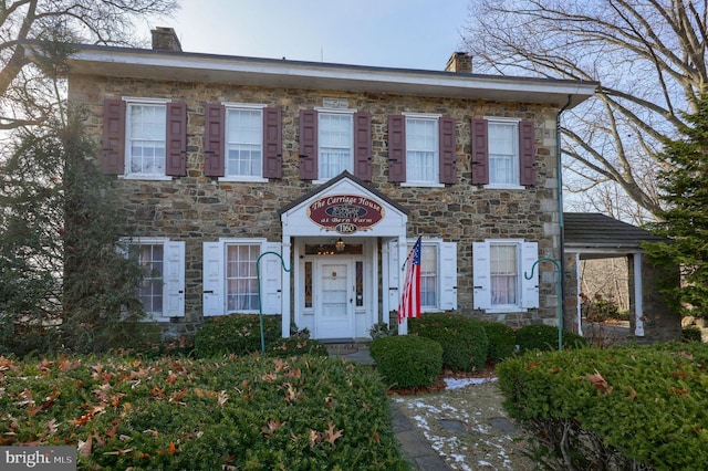 view of front of home