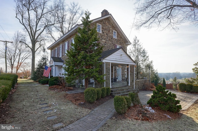 view of front of home