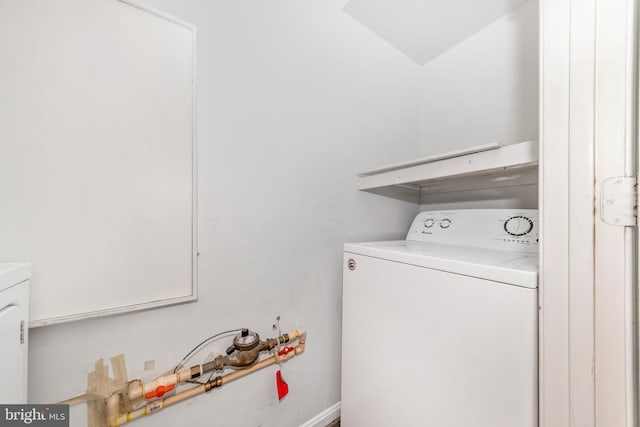 laundry room featuring washer / clothes dryer