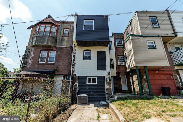 view of front of house with central AC