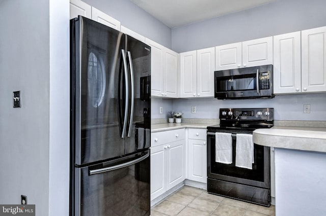 kitchen with white cabinets and stainless steel appliances