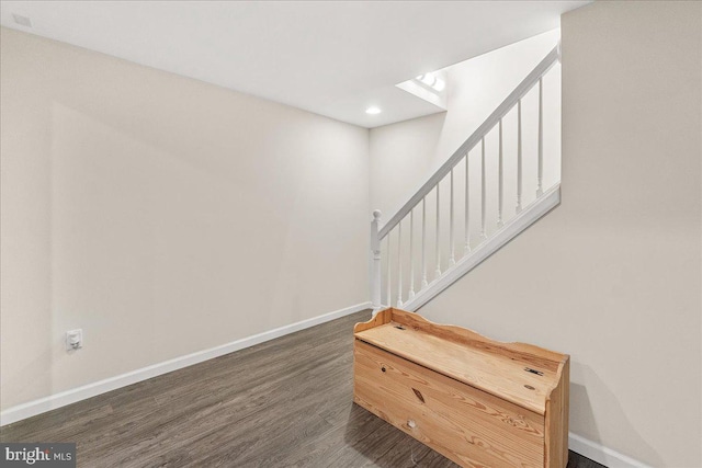 interior space featuring hardwood / wood-style floors