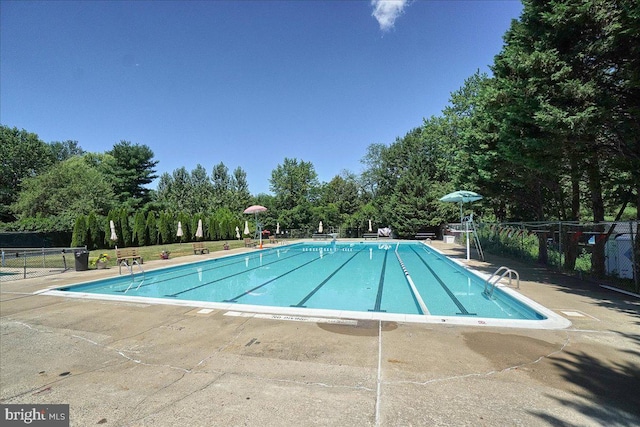 view of swimming pool