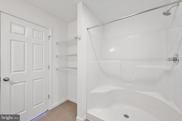 bathroom with walk in shower