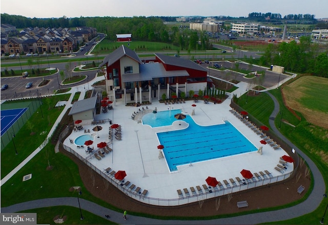 view of pool