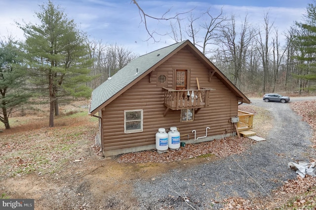 view of home's exterior