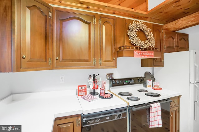 kitchen with white appliances