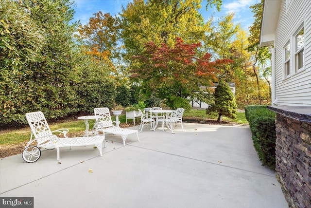 view of patio