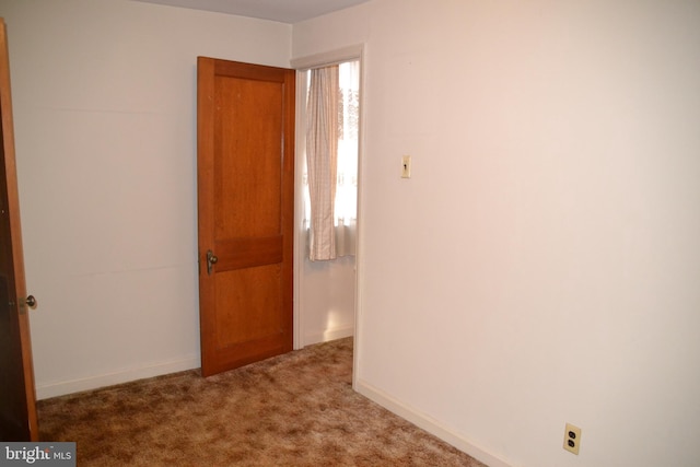 spare room with carpet floors