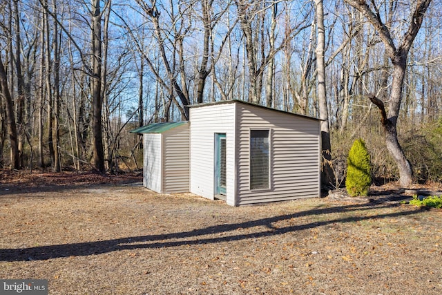 view of outbuilding