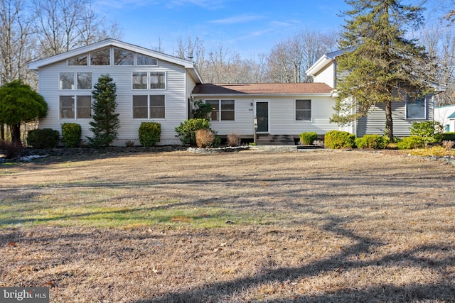 view of rear view of property