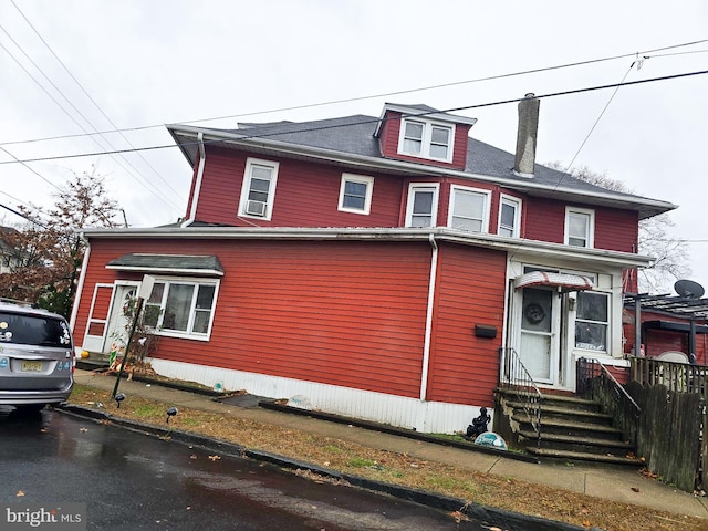 view of front of home