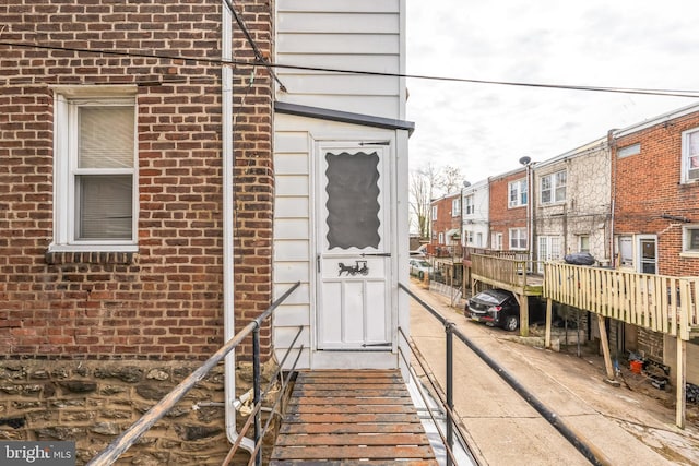 view of entrance to property