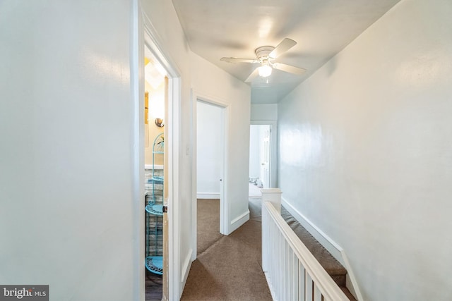 corridor with carpet