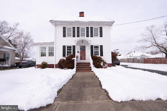 view of front of home