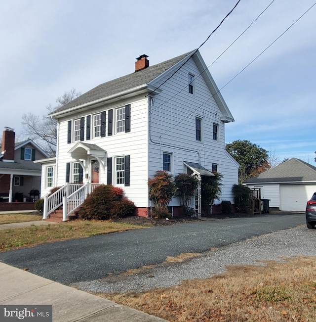 view of front of home